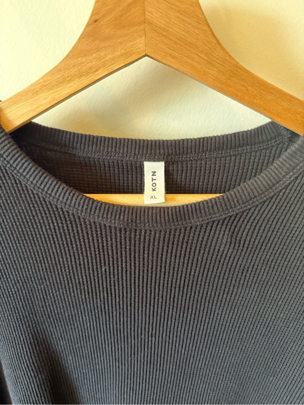 KOTN waffle Crewneck Short Sleeve Tee